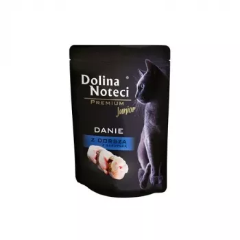 Dolina Noteci Premium piatto con merluzzo e sardine - Cibo umido per gattini - 85 g