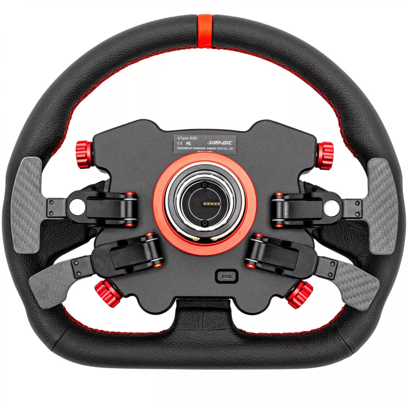 Volante Simagic GT1 D + Pro-Hub/pulsante - pelle