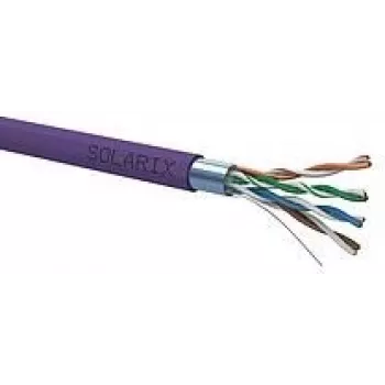 Cavo di rete Solarix SXKD-5E-FTP-LSOH RJ45 CAT5E 305m nero