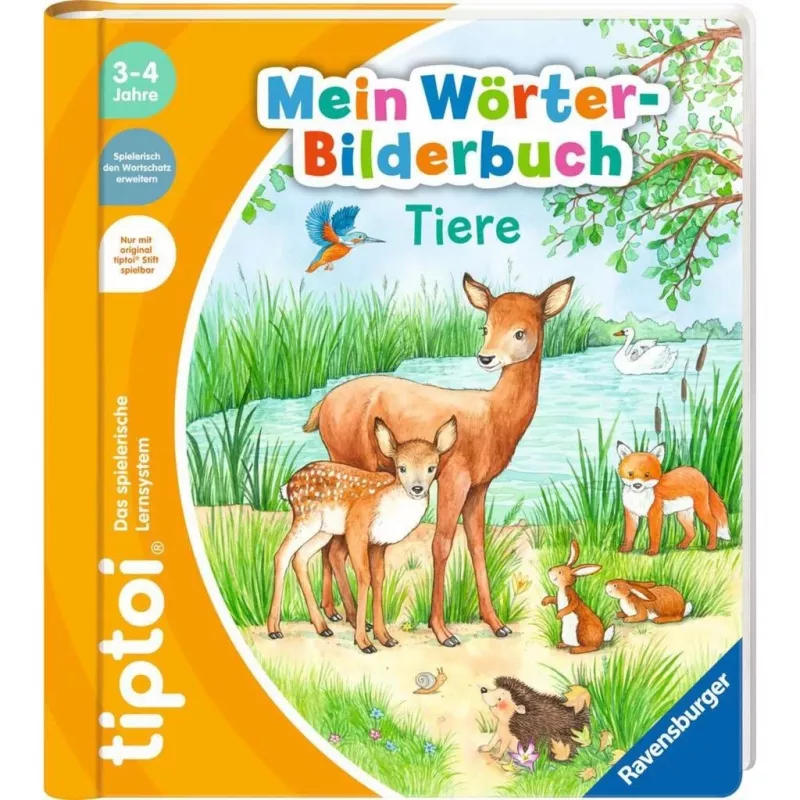 tiptoi Mein Wörter-Bilderbuch: Tiere, libro didattico
