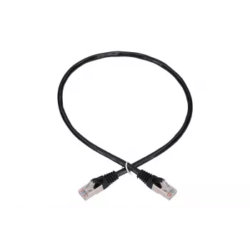 Cavo di rete Extralink cavo patch LAN Cat.5e RJ-45 F/UTP 0,5 m nero