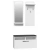 Armadio per ingresso Topeshop GAR RIVA BIEL bianco 1 anta battente