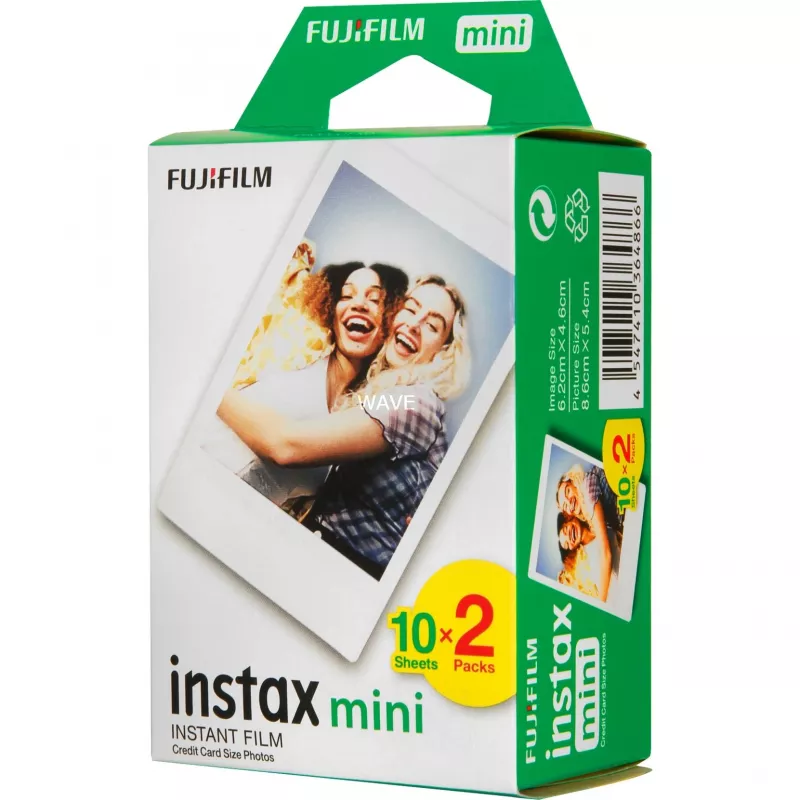 Fujifilm 16567828 pellicola. 2x10 fogli confezione da 2 per Fujifilm Instax Mini