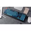 V6 Max, tastiera da gaming nero/blu-grigio, layout DE, Gateron Jupiter Red, Hot-Swap, RGB