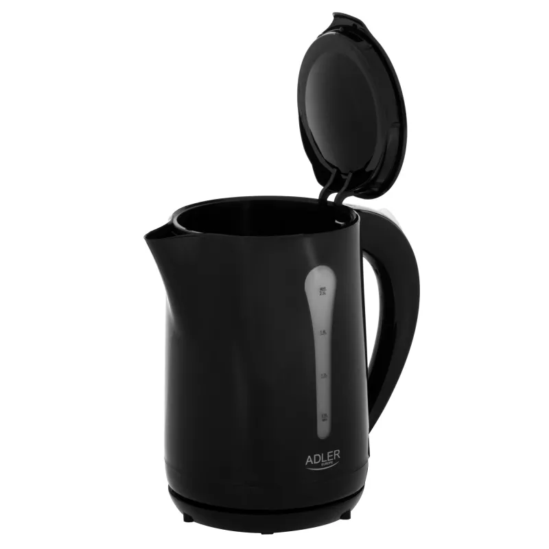 Adler Bollitore | AD 1244 | elettrico | 1850 W | 2,5 L | plastica | base girevole 360° | nero