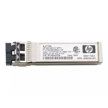 Modulo ricetrasmettitore HPE 8Gb Short Wave Fibre Channel SFP+