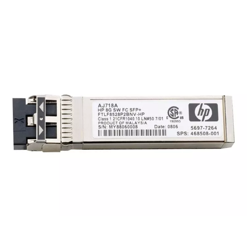 Modulo ricetrasmettitore HPE 8Gb Short Wave Fibre Channel SFP+
