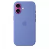 Custodia in silicone per iPhone 16 con MagSafe - pervinca
