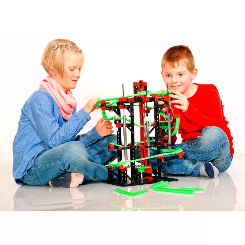 fischertechnik Dynamic M, kit di costruzione fisica, 7 anni, acciaio