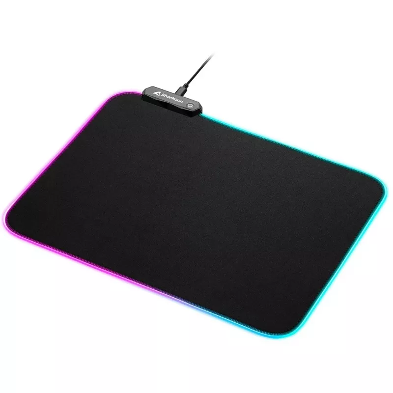 1337 RGB V2 Gaming Mat 360, tappetino mouse gaming nero