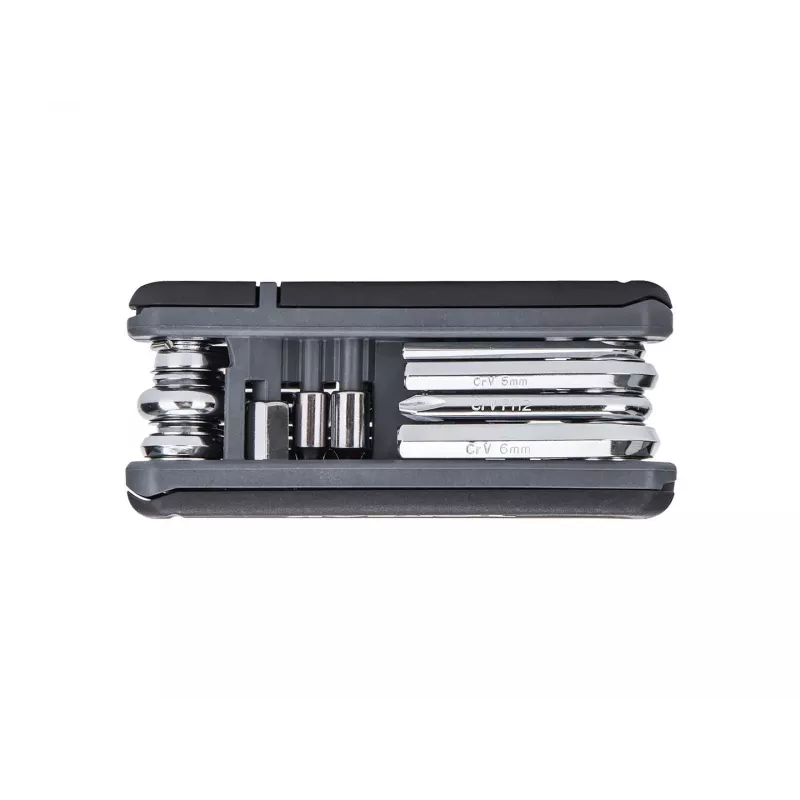 Multitool Topeak Hexus X nero acciaio inox 90mm