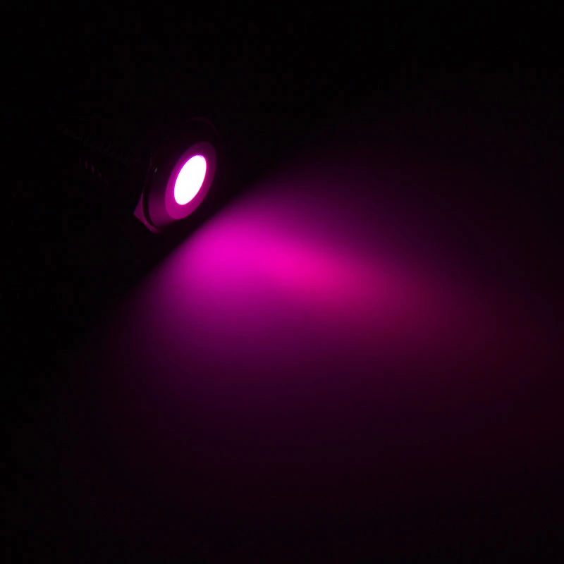 Interruttore con retroilluminazione LED viola Lamptron LAMP-SW2005-S — interruttore da pannello illuminato