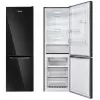 Amica FK3506D.2F(E) frigorifero combinato, congelatore in basso, 226 l frigorifero + 96 l congelatore, Total No Frost, classe energetica E, nero