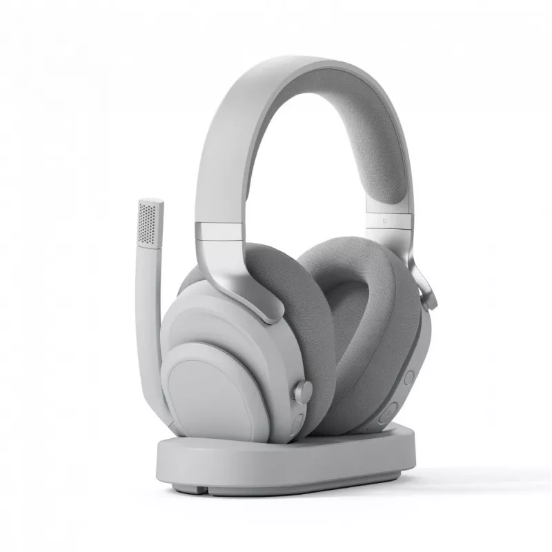 Fractal Design Scape cuffie con filo & wireless archetto musica stazione di ricarica grigio