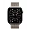 Apple Watch Series 11 GPS + Cellular 42mm cassa in titanio Natural con cinturino Milanese Loop Natural