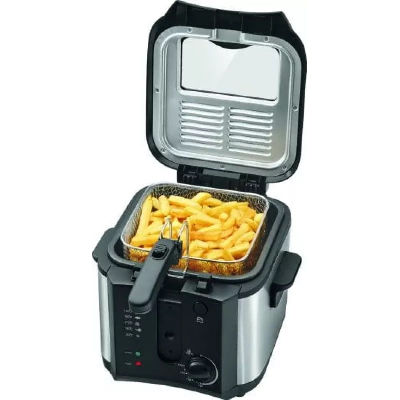 Friggitrice Clatronic FR 3649 singola 2,5 l 1600 W nera