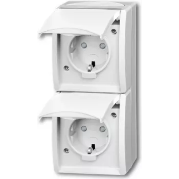 Busch Jaeger 20-02 EBW-54 Presa CEE 7/3 bianco (2084-0-0722)