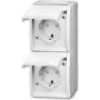 Busch Jaeger 20-02 EBW-54 Presa CEE 7/3 bianco (2084-0-0722)