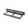 Pannello cieco per rack LANBERG PPKS-9112-B, 12-Port, 1HE, metallo, grigio, 254×44,5×99,3 mm