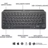 Logitech MX Keys Mini - tastiera - retroilluminata - Bluetooth - QWERTZ - layout svizzero - graphite (920-010485)