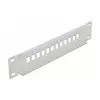 Patch panel fibra ottica DeLOCK 10 pollici 12 porte SC simplex LC duplex 1U grigio