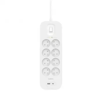 Protezione da sovratensione Belkin SRB003CA2M 8 prese AC 900 J bianco 2 m
