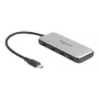 DeLOCK 64261 hub USB 3.2 Gen 1 Type-C 10000 Mbit/s nero grigio