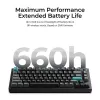 Tastiera meccanica Keychron Q1 Ultra 8K — formato 75%, USB + RF wireless + Bluetooth, RGB LED, nero
