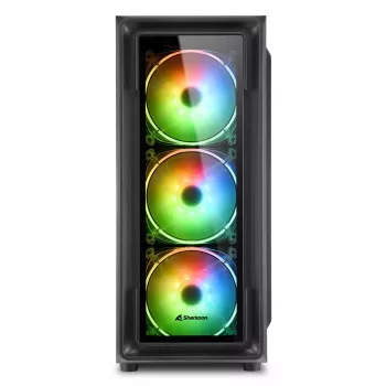 Case PC Sharkoon TK4 RGB Midi Tower nero