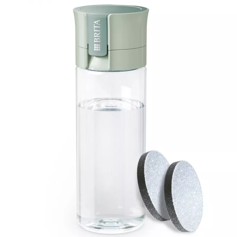 Borraccia riutilizzabile BRITA Fill&Go Vital 600 ml con filtro MicroDisc integrato, verde