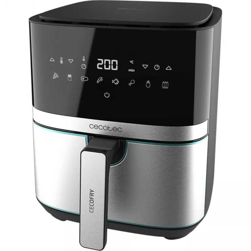 Friggitrice ad aria CECOTEC Cecofry Full Inox Pro 5500 Pro con accessori