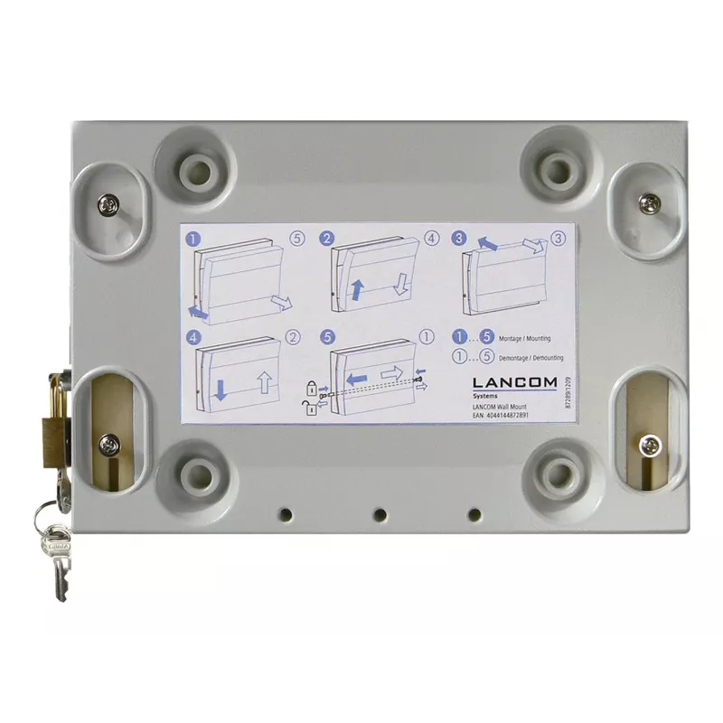 Supporto a parete per dispositivi LANCOM Systems, modello 61349, grigio
