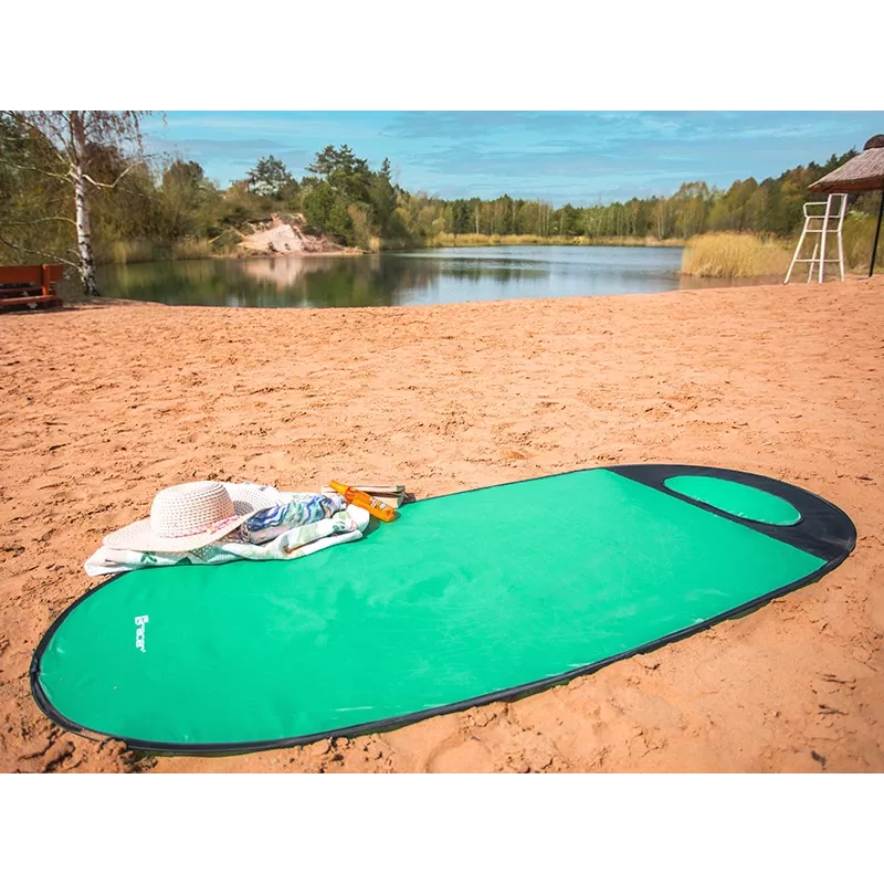 Stuoia da spiaggia TRACER Pop Up 46948 – stuoia pieghevole leggera e portatile color menta
