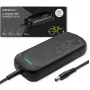 Caricabatterie rapido Qoltec per monopattino elettrico 36V ed e-bike | 42V | 2A | 5,5*2,5 | impermeabile + cavo di alimentazione