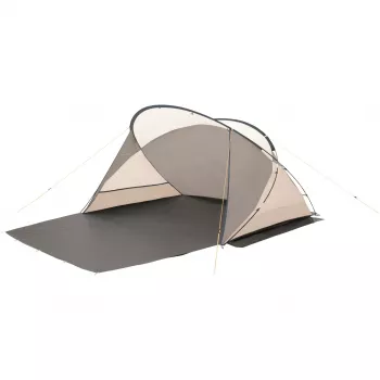 Tenda da spiaggia Shell, grigio/beige, protezione UV 50+