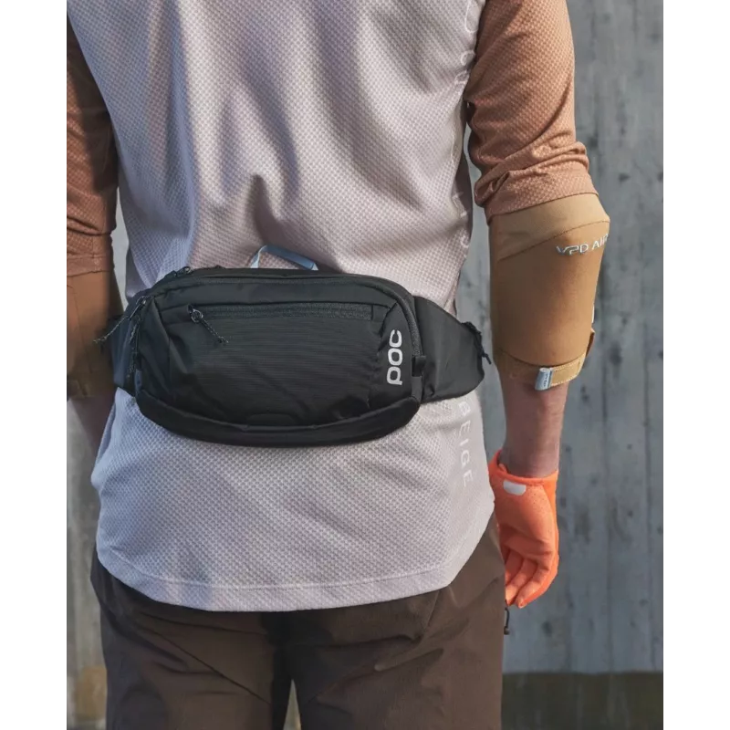 Marsupio POC Lamina Hip Pack, 2 L, nero (Uranium nero), unisex