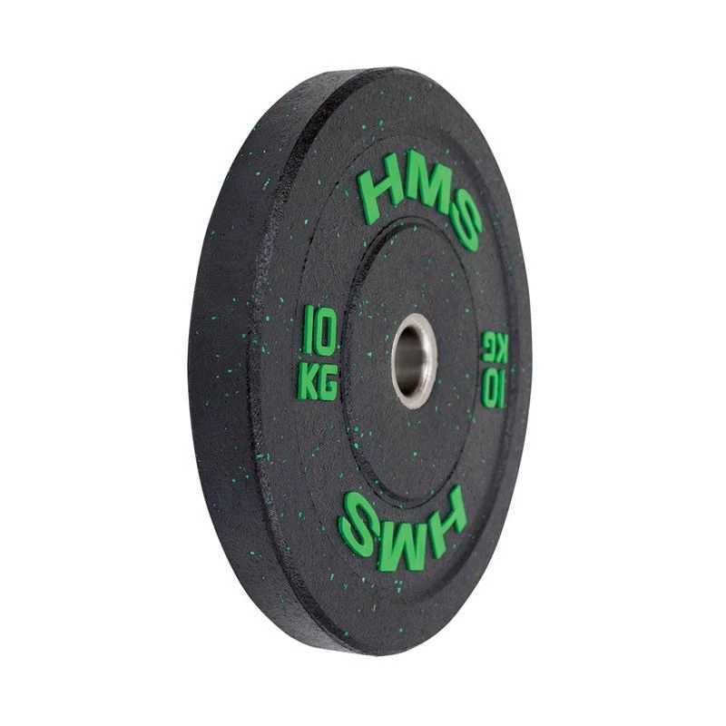 HMS Fitness HTBR10 1 pz. disco per bilanciere olimpico rivestito in gomma
