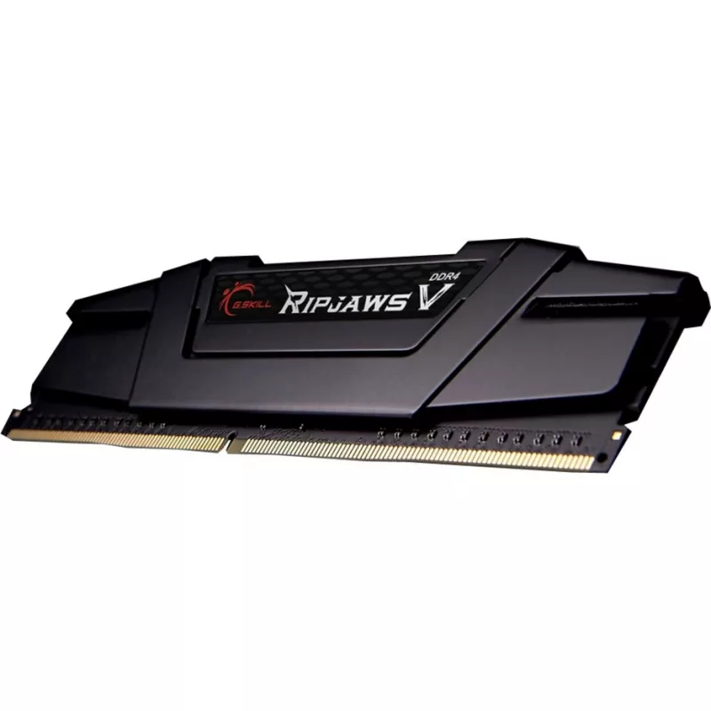 DIMM 16 GB DDR4-3200 (2x 8 GB) kit dual, memoria per computer nero, F4-3200C16D-16GVKB, Ripjaws V, INTEL XMP