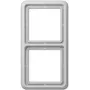 JUNG CD 582 LG - grigio - duroplast - senza viti - JUNG - 81 mm - 152 mm