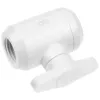 Alphacool Eiszapfen valvola a sfera a 2 vie, G1/4, bianco