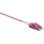 Helos LWL OM4 Cavo patch Uniboot LC/LC Duplex 50/125 µm, LSZH 2,0 mm, 1 m, Erika Violet