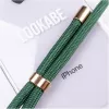 Custodia con collana per iPhone Xs Max di Lookabe — oro con laccio verde