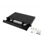 Patch panel in fibra ottica rack 1U 24x SC/LC 19