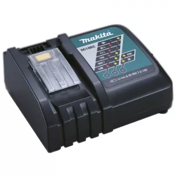 Makita DC18RC - Caricabatterie - 1 x carica batteria - per Makita DCS553, DGA514, DGA901, DHP453, DHP482, DHS630, DLW140, DLX3179, DML815, LXT DBN500 (DC18RC)
