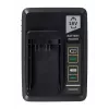 Set batteria e caricabatterie Kärcher Power 18 V 2,5 Ah, 1 batteria, 1 caricabatterie, giallo