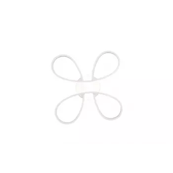 Plafoniera LED TRIO Fly 40 cm, 4000K, bianco opaco