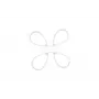 Plafoniera LED TRIO Fly 40 cm, 4000K, bianco opaco