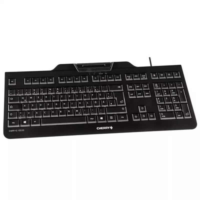 CHERRY KC 1000 SC tastiera universale USB AZERTY belga nero