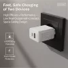 Caricabatterie USB AC DIGITUS 20W, 1x USB-C, 1x USB-A, ingresso 100–240V, bianco