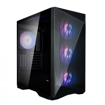 Zalman Z9 Iceberg MS nero case per PC ATX Mid Tower con 4 ventole ARGB da 140 mm - Midi/Mini Tower - ATX